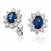3.09ct Vs/f Blue Sapphire Earrings 3.09ct Vs/f Blue Sapphire Earrings