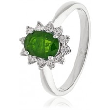 1.05ct Vs/ef Green Emerald Ring