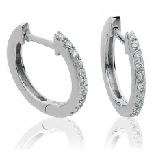0.10ct Vs1/f Round Diamond Earrings
