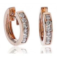 0.35ct Vs1/f Round Diamond Earrings