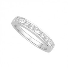0.80ct Vs/fg Princess Diamond Eternity Ring