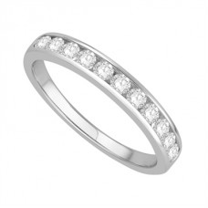 0.43ct Vs/ef Round Diamond Eternity Ring