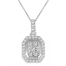 0.38ct Vs/fg Round Diamond Pendant