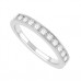 0.45ct Vs/ef Round Diamond Half Eternity Ring 0.45ct Vs/ef Round Diamond Half Eternity Ring
