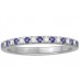 0.18ct Vs/ef Blue Sapphire/diamond Eternity Ring 0.18ct Vs/ef Blue Sapphire/diamond Eternity Ring