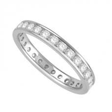 0.77ct Vs/ef Round Diamond Eternity Ring