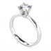0.81ct Si2/f Round Diamond Solitaire Ring