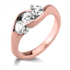 0.75ct Si2/f Round Diamond Trilogy Ring 0.75ct Si2/f Round Diamond Trilogy Ring