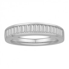 1.03ct Vs/ef Emerald Diamond Eternity Ring