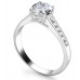 1.31ct Si2/f Round Diamond Shoulder Set Ring