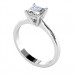 0.72ct Vvs1/h Princess Diamond Solitaire Ring