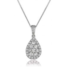 0.60ct Vs/ef Round Diamond Designer Pendant