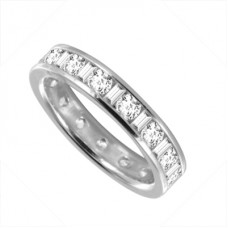 0.79ct Vs/ef Round Diamond Eternity Ring