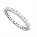 0.78ct Vs/ef Round Diamond Eternity Ring