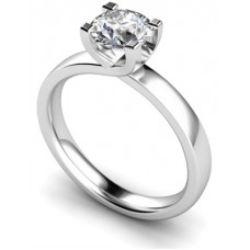 Gia Certified 0.50ct Vs1/d Princess Diamond Engagement Ring