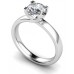 Gia Certified 0.50ct Vs1/d Princess Diamond Engagement Ring