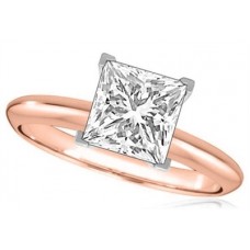 1.05ct Si2/g Princess Diamond Solitaire Ring