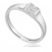 0.35ct Si1/f Princess Diamond Solitaire Ring