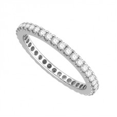 0.78ct Vs/ef Round Diamond Eternity Ring