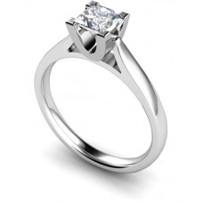 0.40ct I1/h Princess Diamond Solitaire Ring