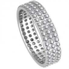 1.28ct Vs/ef Round Diamond Eternity Ring
