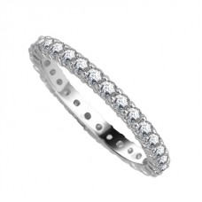 1.03ct Vs/ef Round Diamond Eternity Ring