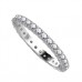 1.03ct Vs/ef Round Diamond Eternity Ring