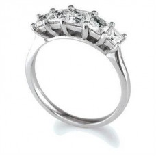 0.50ct I1/g Princess Diamond Eternity Ring