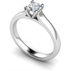 0.50ct Si2/f Princess Diamond Solitaire Ring