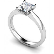 0.50ct Si2/f Princess Diamond Solitaire Ring