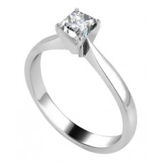 0.30ct Si1/d Princess Diamond Solitaire Ring