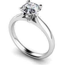 0.50ct Si2/e Round Diamond Solitaire Ring
