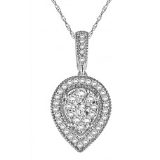 0.33ct Vvs/ef Round Diamond Designer Pendant 0.33ct Vvs/ef Round Diamond Designer Pendant