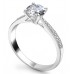 0.65ct Vs2/g Round Diamond Shoulder Set Ring