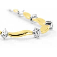 2.00ct Si/de Round Diamond Designer Bracelet
