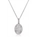 0.70ct Vs/ef Round Diamond Designer Pendant