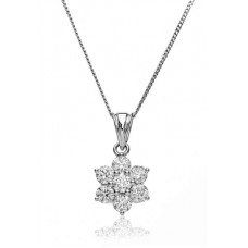 1.00ct Vs/ef Round Diamond Designer Pendant