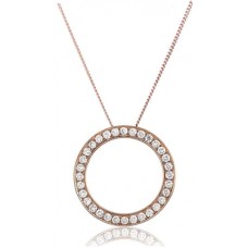 0.50ct Vs/ef Round Diamond Designer Pendant