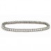 3.75ct Si/fg Princess Diamond Tennis Bracelet
