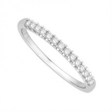 0.17ct Vs/ef Round Diamond Half Eternity Ring