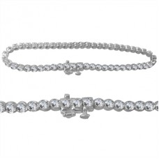 1.04ct Vs/ef Round Diamond Tennis Bracelet