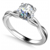 0.31ct Si/f Round Diamond Solitaire Ring