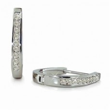 0.22ct Si/fg Round Diamond Hoop Earrings 0.22ct Si/fg Round Diamond Hoop Earrings