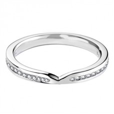 3mm Shaped Diamond Wedding Ring