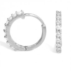 0.30ct Si/fg Round Diamond Hoop Earrings 0.30ct Si/fg Round Diamond Hoop Earrings