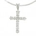 0.57ct Si/fg Round Diamond Cross Pendant 0.57ct Si/fg Round Diamond Cross Pendant