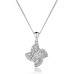 0.40ct Vs/ef Round Diamond Designer Pendant
