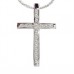 0.40ct Vvs/f Round Diamond Cross Pendant