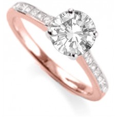 0.80ct Si1/g Round Diamond Shoulder Set Ring 0.80ct Si1/g Round Diamond Shoulder Set Ring