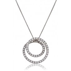 0.50ct Vs/ef Round Diamond Designer Pendant